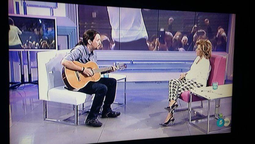 Pablo Iglesias pasa su 'tiempo más feliz' con María Teresa Campos