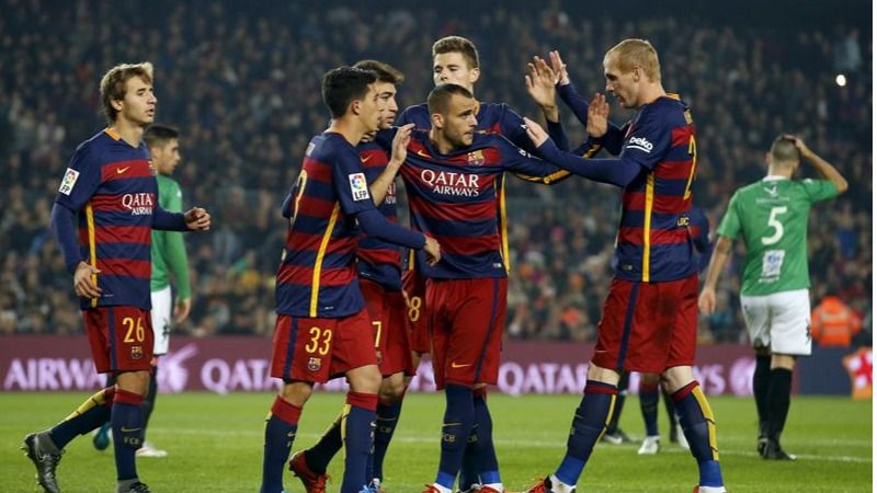Copa del Rey: los suplentes del Barça se entrenan con el Villanovense al que le hacen un set (6-1)