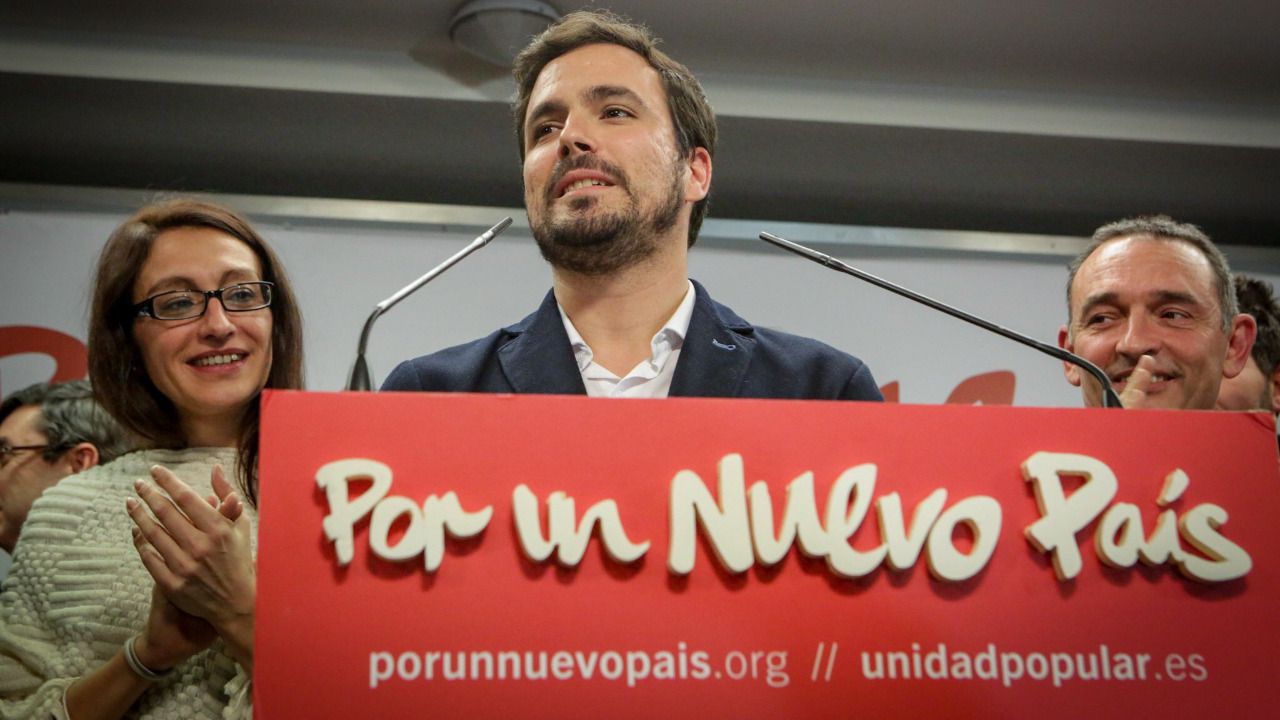 Garzón no acepta que haya 'hundimiento' pero ofrece sus 2 escaños a las listas de Podemos