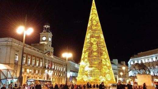 Máxima seguridad anti-atentados en la Puerta del Sol madrileña durante la Nochevieja