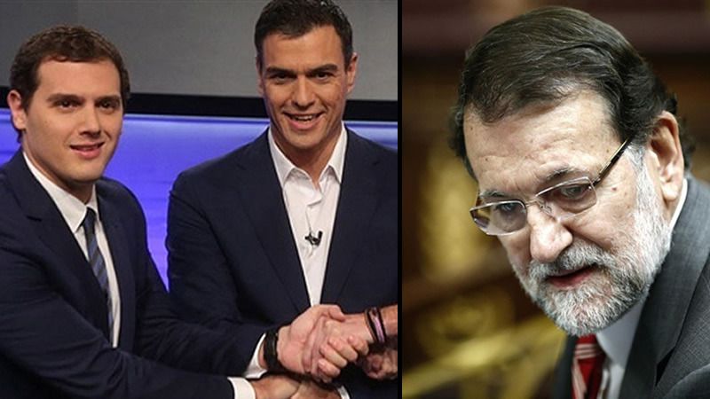 Fin a una tensa semana de silencio de Rajoy, Sánchez y Rivera