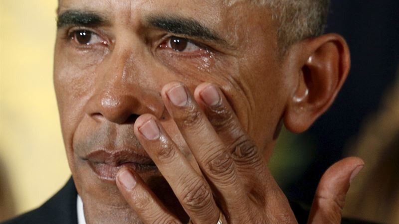 Las lágrimas de Obama dan la vuelta al mundo por el drama de la posesión de armas en EEUU
