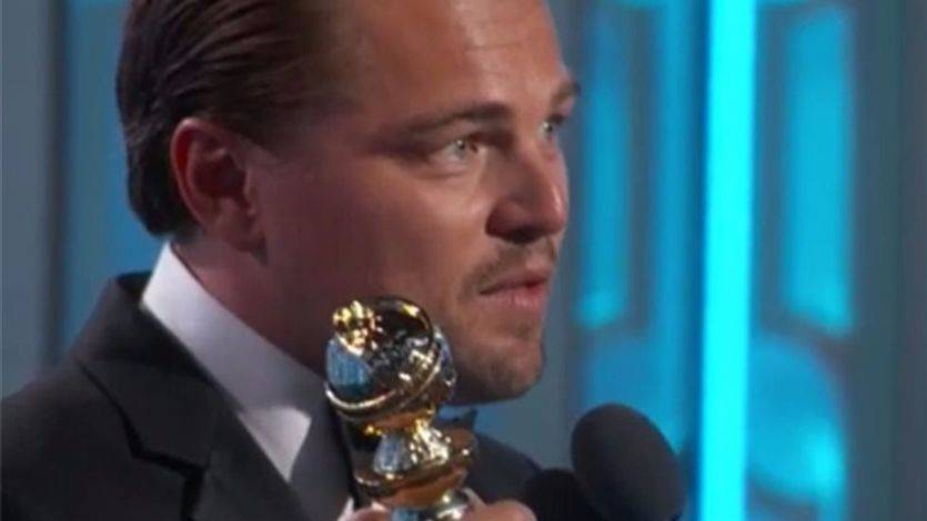 'El renacido', Iñarritu y Di Caprio presentan su candidatura para los Oscar en los Globos de Oro
