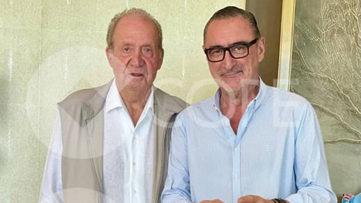 Gran revuelo por el encuentro entre Herrera y el Rey Juan Carlos en Dubai