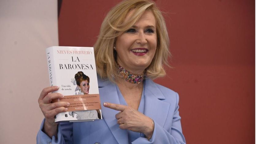Nieves Herrero en la presentación de 'La Baronesa' (Foto: Chema Barroso).
