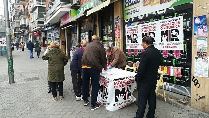 El 93% de los participantes en el 'referéndum' madrileño prefiere la República