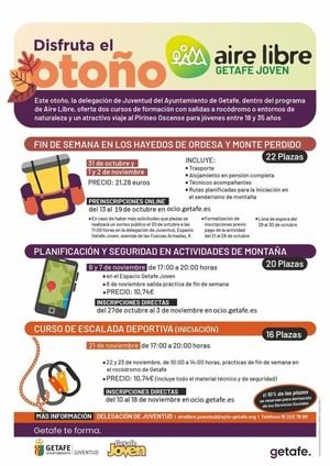 Las actividades al aire libre para jóvenes en Getafe