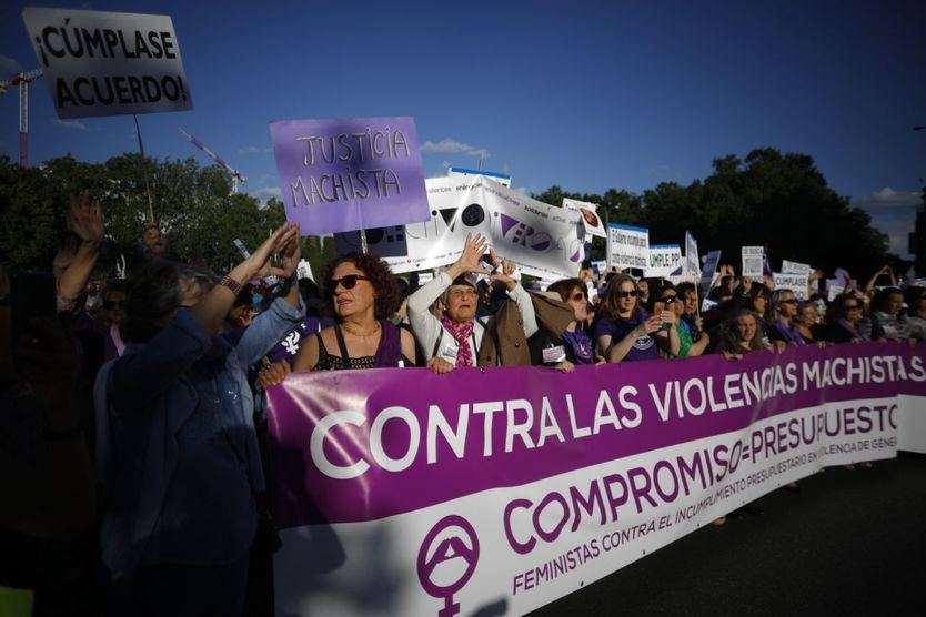 Protesta en Madrid contra la sentencia de 'La Manada'