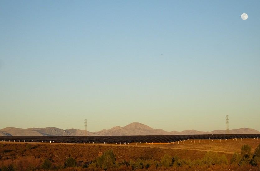 Planta fotovoltaica Velilla en la montaña palentina 
