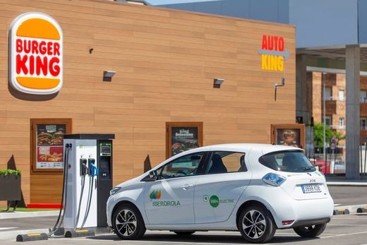 Iberdrola suministrará energía renovable a todos los restaurantes de Burger King en España