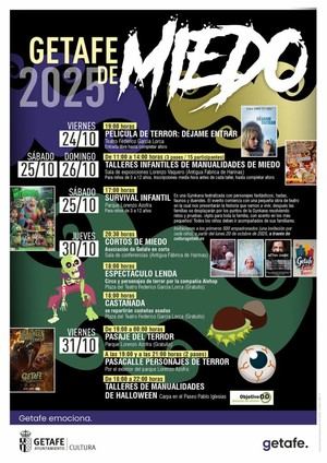 Getafe celebra 'Miedo 2025', con actividades especiales para la fiesta de Halloween