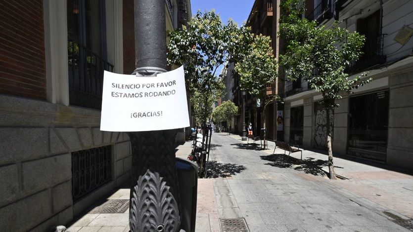 Rodaje en el barrio de Chueca, Madrid (Foto: Chema Barroso)