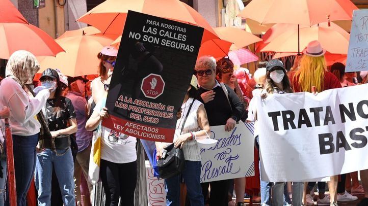 Protesta contra la Ley sobre prostitución (Foto: Chema Barroso/MDO)
