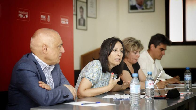 Mercedes González, secretaria general del PSOE de Madrid Ciudad, en el Consejo Territorial celebrado en San Blas-Canillejas. (Foto: PSOE Madrid)