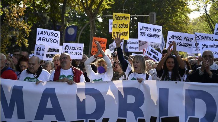 Manifestación en defensa de la sanidad pública (Foto: William Criollo)
