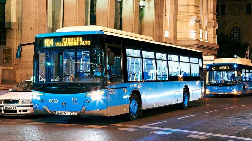 Autobús nocturno de la EMT. (Foto: EMT)
