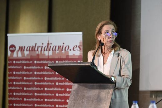 Pilar Pérez de la Cuadra durante la ponencia. (Foto: Chema Barroso)
