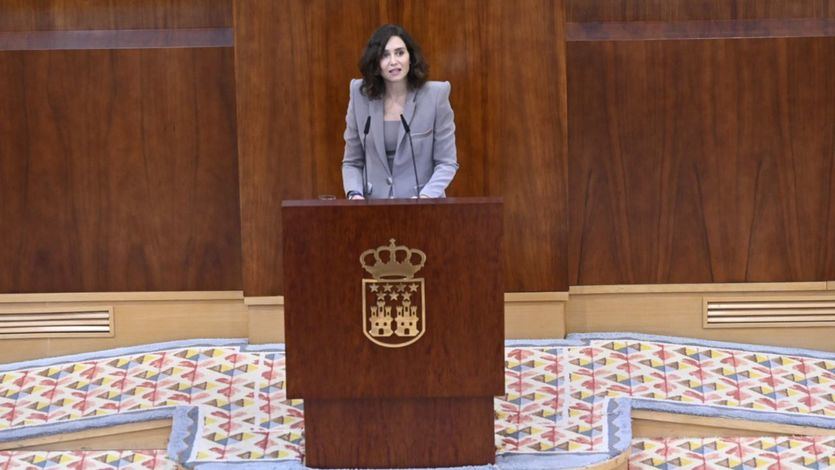 Isabel Díaz Ayuso, en el debate de investidura (Foto: Chema Barroso)
