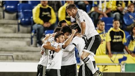 Valencia, que eliminó a Las Palmas, y Sevilla, al Mirandés, completan las semifinales de Copa