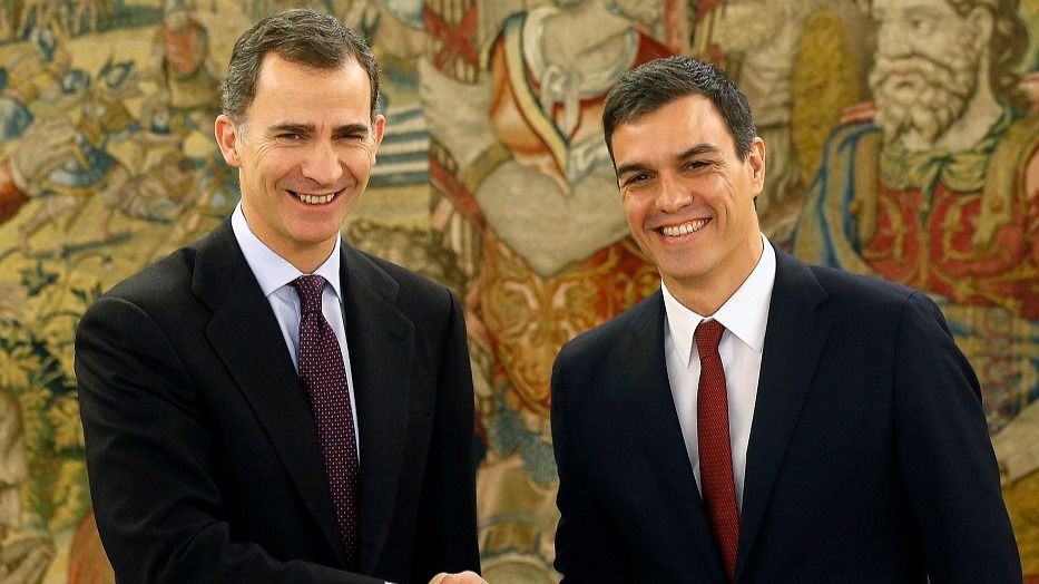 Sánchez confirmó al Rey que "el PSOE está dispuesto a formar gobierno"