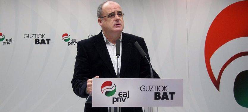 Joseba Egibar, portavoz del PNV en el Parlamento Vasco.