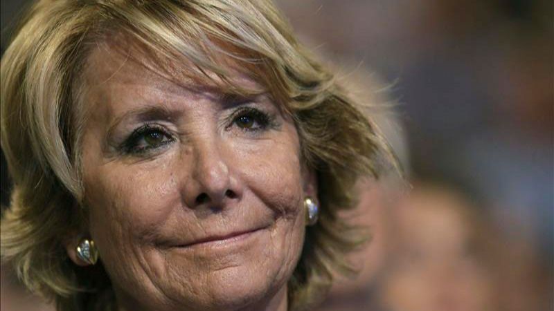 Aguirre, sobre si su dimisión es un mensaje a Rajoy o Rita Barberá: 'Dios me libre de dar consejos a nadie'
