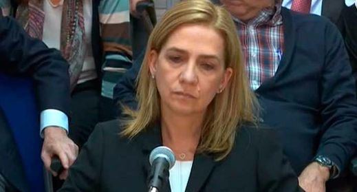 La infanta Cristina, 'colaboradora': se niega a responder más que a su abogado defensor