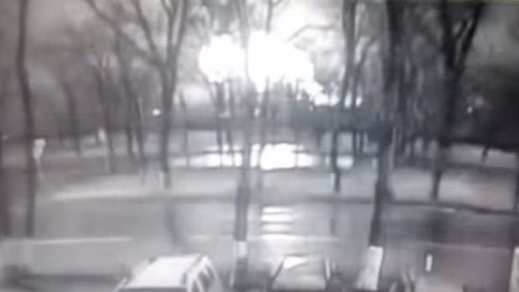 Fotograma del supuesto vídeo del accidente en Rusia.