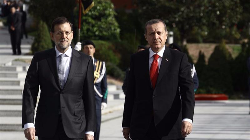 Mariano Rajoy y Recep Tayyip Erdogan