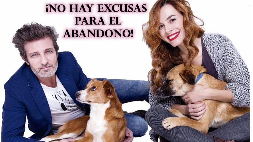 Artistas y personajes famosos apoyan la campaña contra el abandono de animales