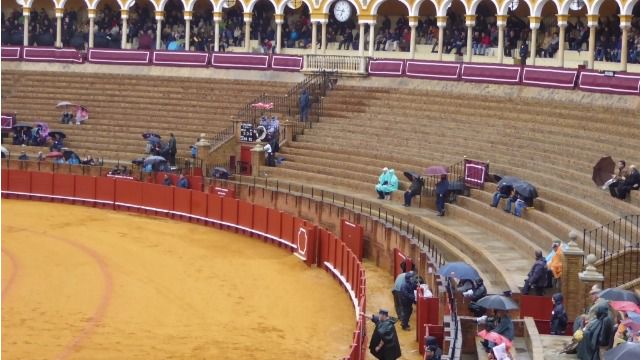 Imagen de los tendidos durante el festejo