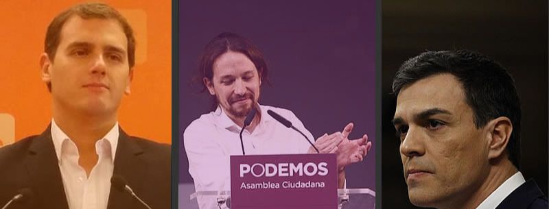 Ciudadanos y Podemos se culpan mutuamente mientras el PSOE intentó una paz imposible