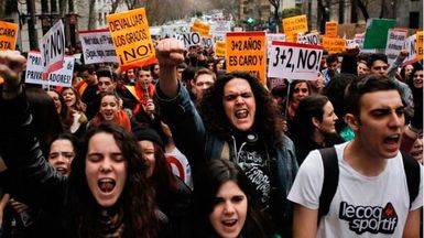 PP y PSOE callan ante la huelga de estudiantes que Podemos e IU apoyan y Ciudadanos critica