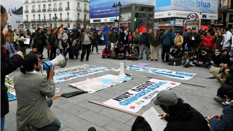 El movimiento 'Nuit Debout' reaviva la indignación española en Sol