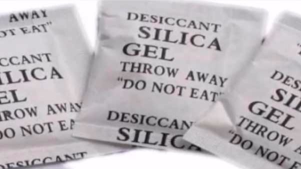 Bolsas con gel de silicato