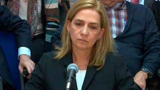 La infanta Cristina no se libra de la cuestionada Manos Limpias: el tribunal decide mantener su acusación