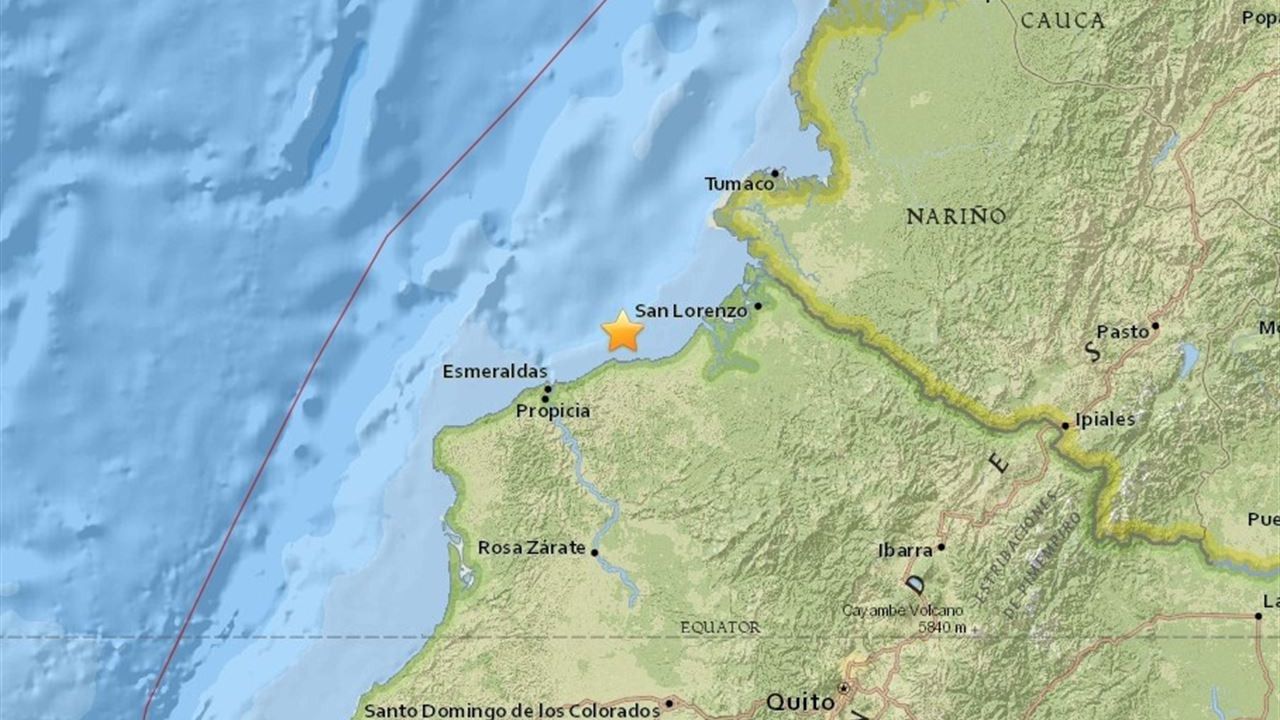 Nuevo terremoto en Ecuador de magnitud 6 frente a la costa norte