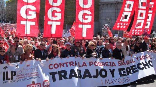 Toxo y Álvarez reclaman la derogación de las reformas laborales como Podemos, y que el PSOE rechaza