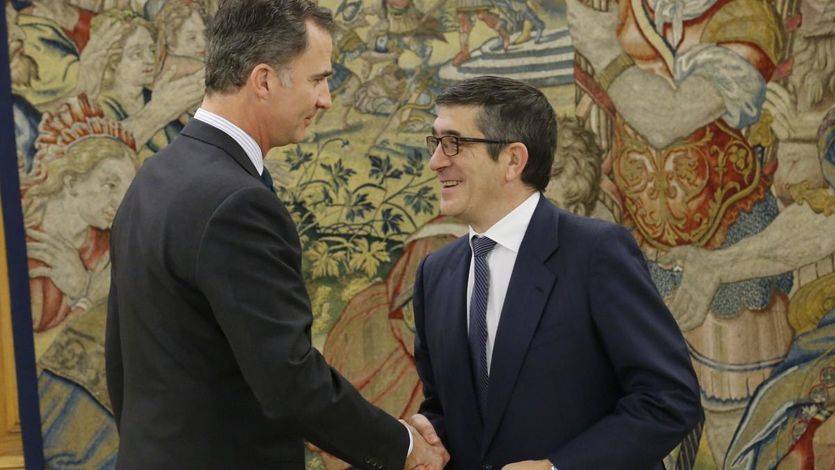 Rey Felipe VI y Patxi López