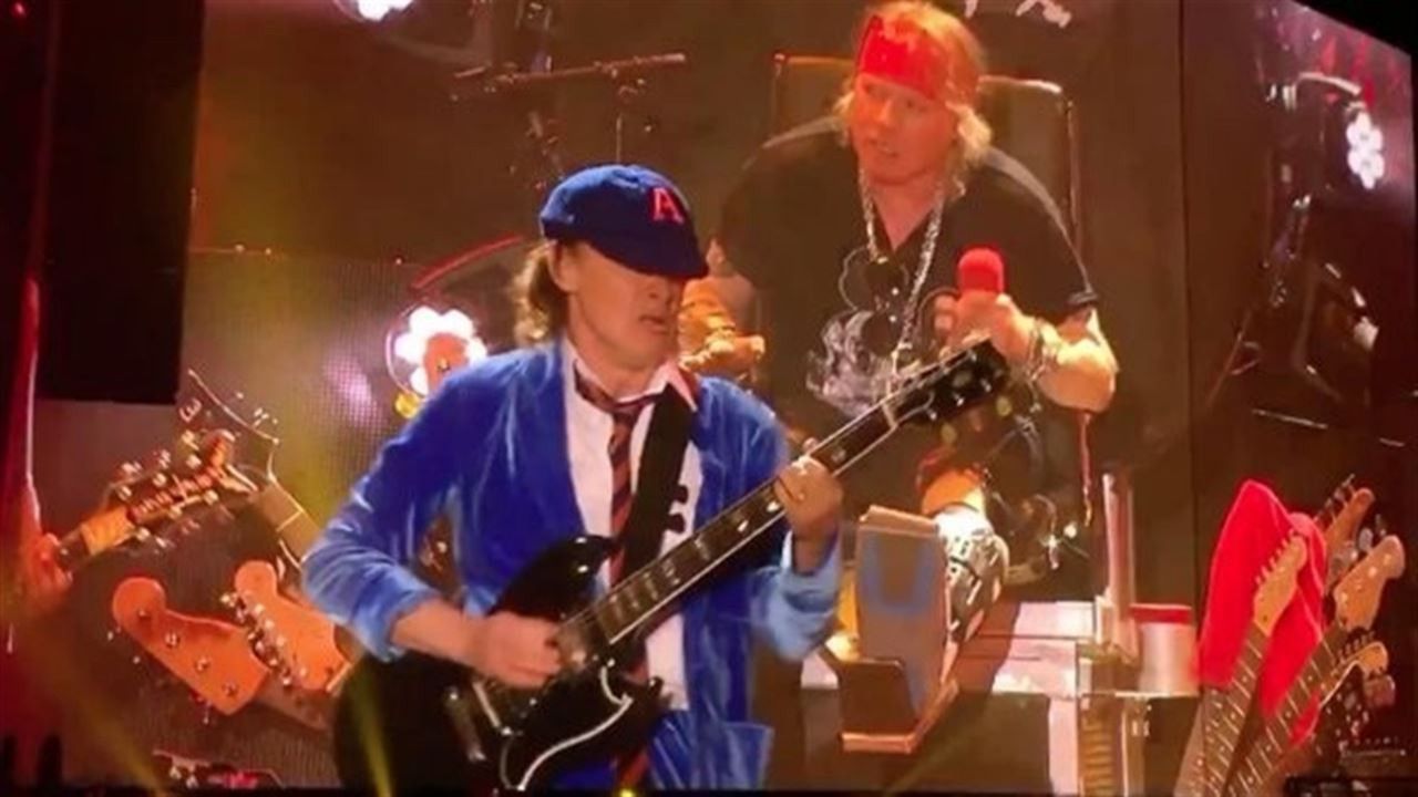 Los ensayos de Axl Rose con AC/DC antes de la gira, develados en Youtube