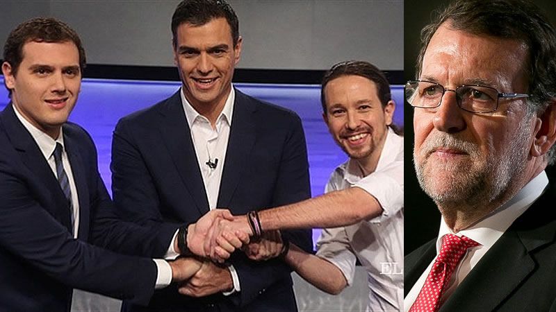 60.000 firmas para obligar a Rajoy a debatir con Sánchez, Iglesias y Rivera