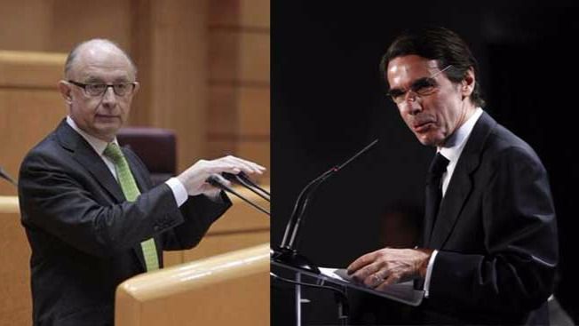 Aznar y Montoro volverán a verse las caras este viernes tras la polémica filtración de los datos de Hacienda