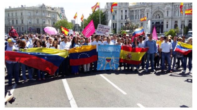 PP y Ciudadanos participan en la manifestación por la libertad en Venezuela