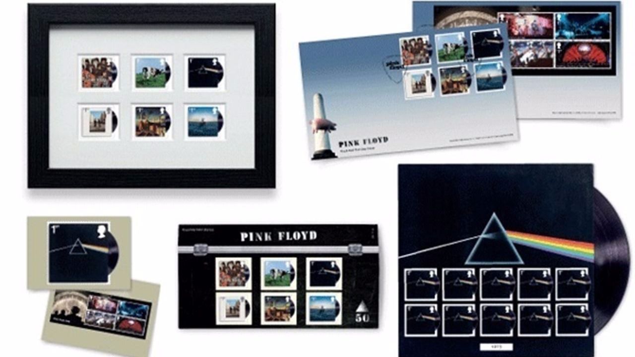 Los mejores éxitos de Pink Floyd, en sellos postales