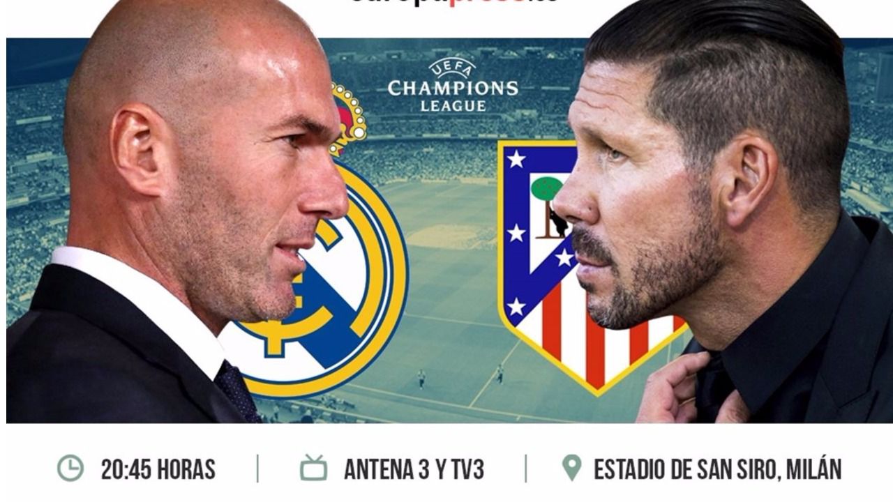 Champions: horario y dónde ver por televisión el apasionante Madrid-Atleti