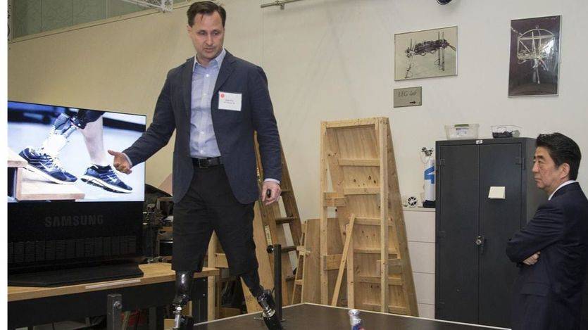 Hugh Herr, diseñador de piernas mecánicas que lleva él mismo, Premio Princesa de Asturias de Investigación