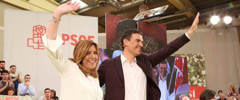 Pedro Sánchez, más prudente que otros socialistas, se limita a defender la presunción de inocencia de Chaves y Griñán