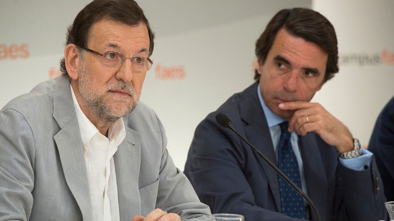 Insólito... Rajoy presume de relación con Aznar pese a las reiteradas polémicas