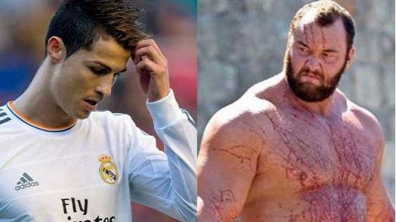 El 'combate a muerte' del siglo: la Montaña de Juego de tronos amenaza a Cristiano Ronaldo