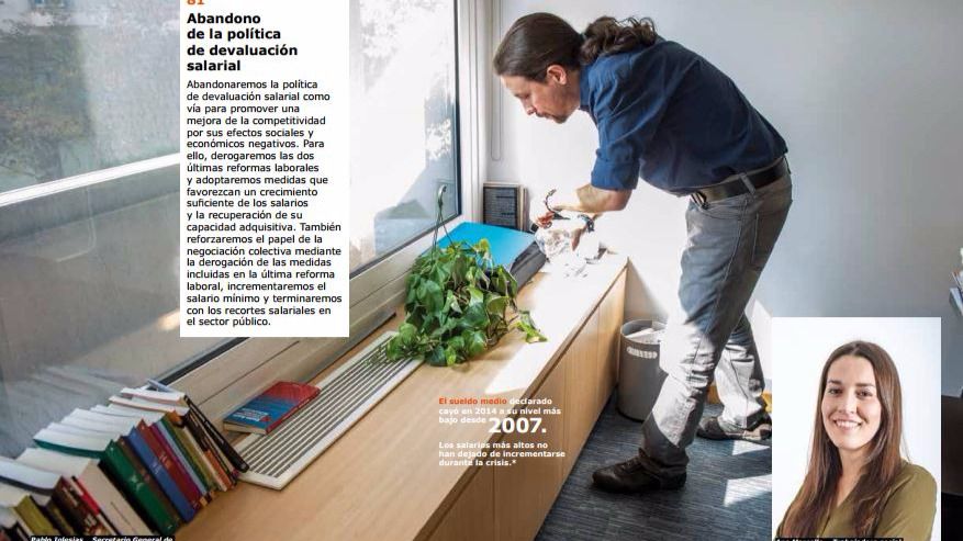 Podemos convierte su programa electoral en un catálogo de Ikea